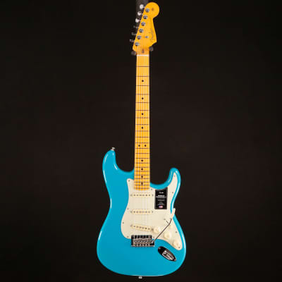 Fender American Professional II Stratocaster, Maple Fb, Miami Blue 7lbs  13.7oz image 2