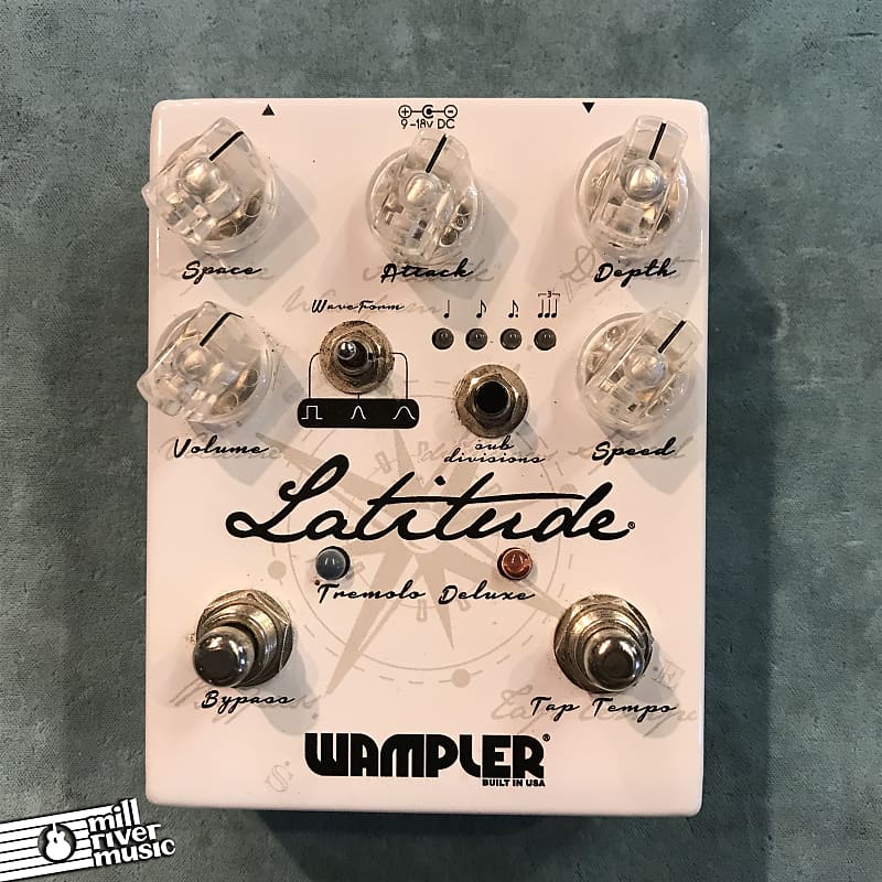 Wampler Latitude Deluxe Tremolo V2 Effects Pedal