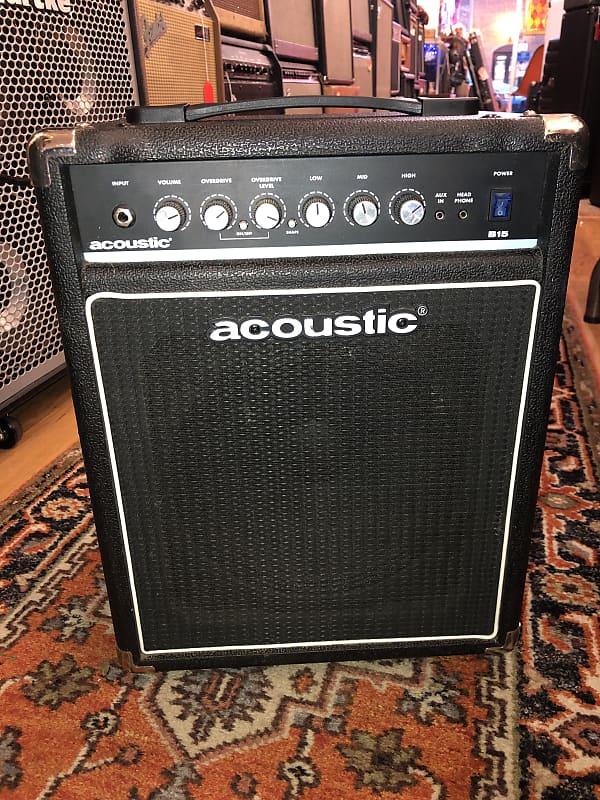 Acoustic B15 1x10 Bass 15w Combo Amp Reverb