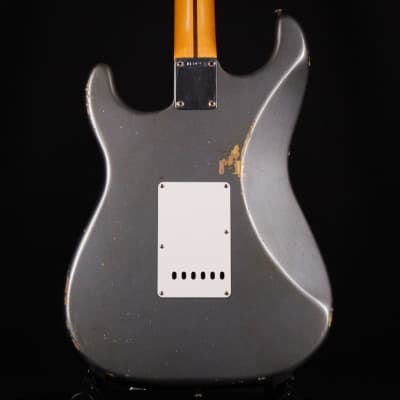 Fender Custom Shop Masterbuilt Todd Krause 1957 / 57 Stratocaster Relic Charcoal Frost Metallic 2023 (R130367) image 2