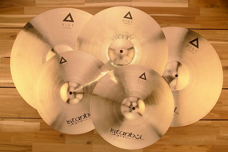 ISTANBUL AGOP XIST BRILLIANT CYMBAL SET, 15 HATS, 17 & 19 CRASHES