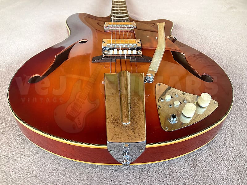 ギター GUYATONE SG-12T ORIG FOIL PUPS 1966 OHSC GUYATONE SG-12T *ORIG FOIL PUPS* MIJ VINTAGE 1966 335 w/OHSC