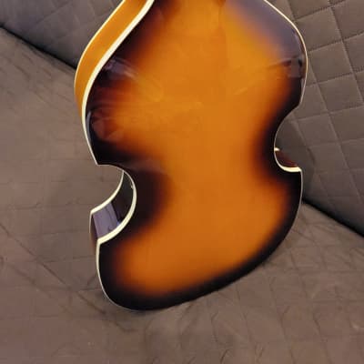 Jay Turser JTB-2B-VS Series Semi-Hollow Violin Shaped Body Maple Neck 4-String Electric Bass Guitar image 10