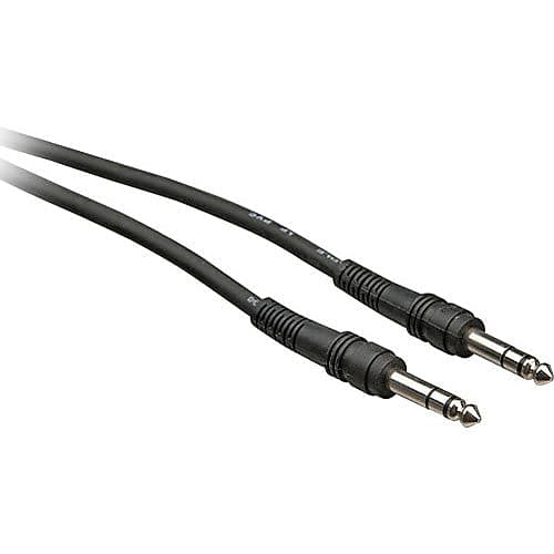 Hosa CSS-105 1/4"" TRS to 1/4"" TRS Balanced Interconnect Cable, 5 Feet image 1
