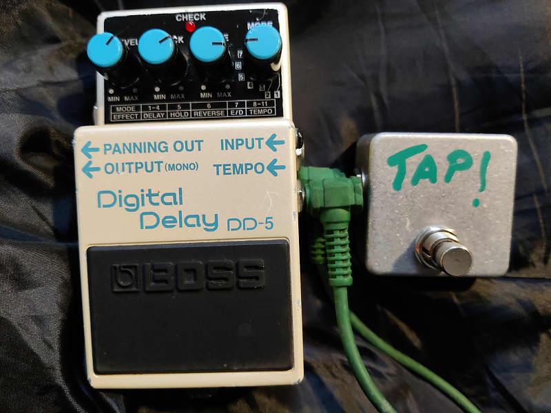 Boss DD-5 Digital Delay 1995 - 2003 with Tap Tempo pedal