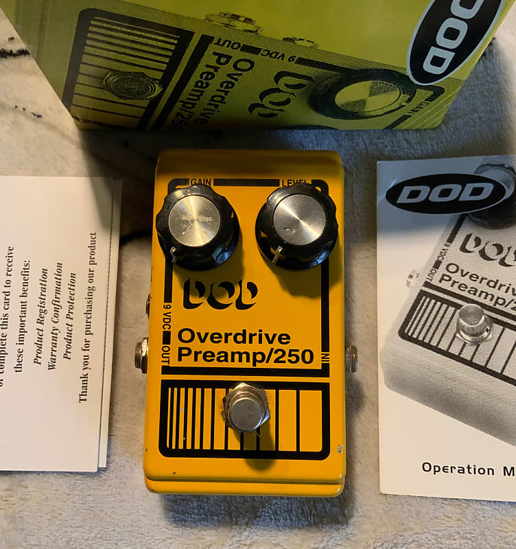 DOD Overdrive Preamp 250 Reissue 1990's | Reverb