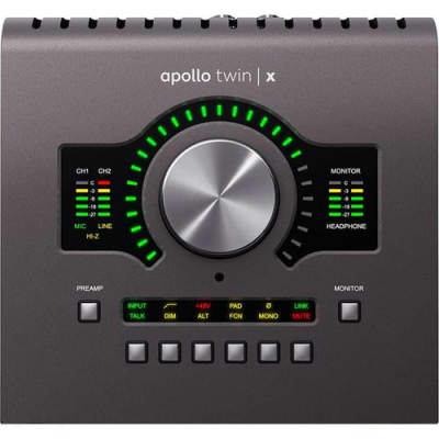 Universal Audio Apollo Twin X QUAD Thunderbolt 3 Desktop Audio Interface with Real-Time UAD Processi image 2