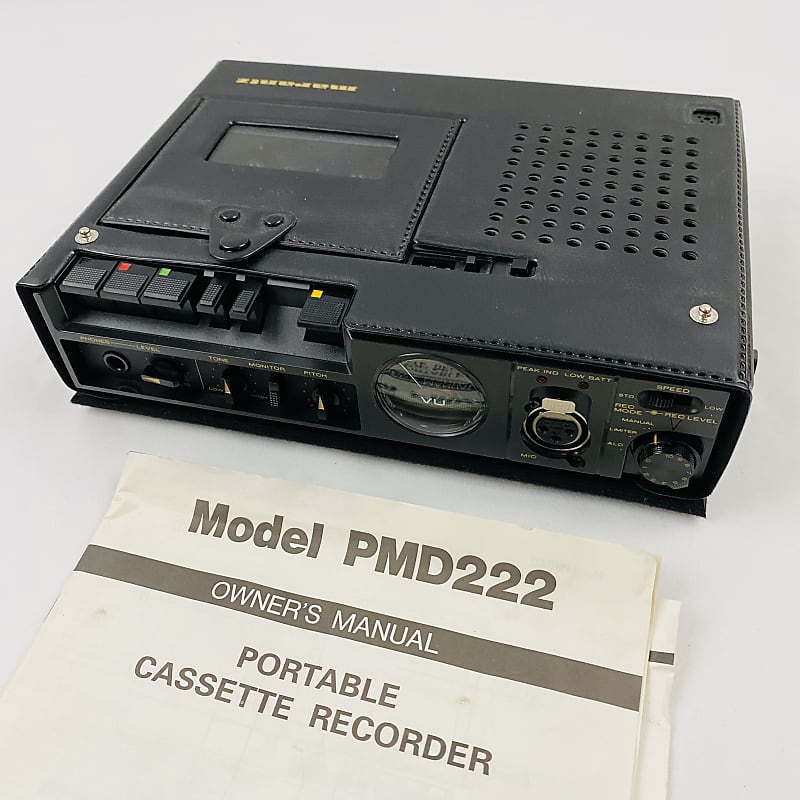 Marantz PMD222 3Head Portable Field Cassette Tape Recorder, Reverb