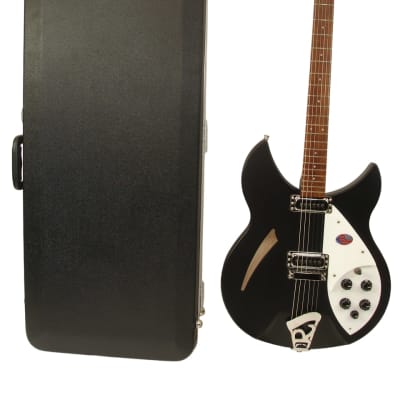 2024 Rickenbacker 330 Thinline Semi-Hollow Electric Guitar - Matte Black w/ Case for sale