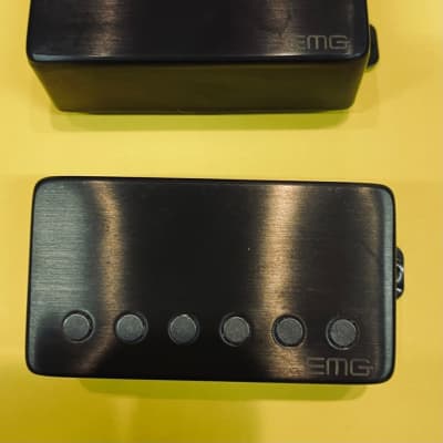 EMG 57 TW and EMG 66 TW Dual Mode Pickup Set Brushed Black Chrome