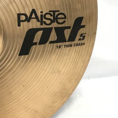 Paiste 18 PST5 Thin Crash Cymbals 18" image 2