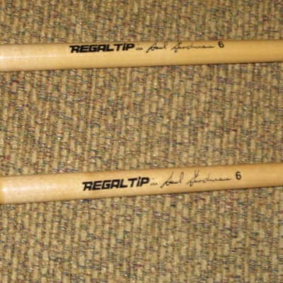 ONE pair new old stock Regal Tip 606SG (Goodman # 6) TIMPANI MALLETS, CARTWHEEL -  inner core of medium hard felt covered with a layer of soft damper felt / hard maple handle (shaft), includes packaging image 16