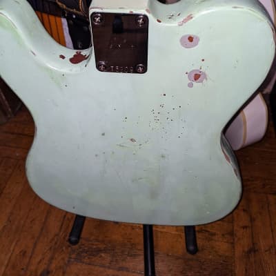 Retrovibe Telenbacker (medium scale) Green Custom Made Guitar image 8