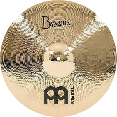 Meinl Byzance Brilliant B18MTC-B 18" Medium Thin Crash Cymbal  (w/ Video Demo) image 1