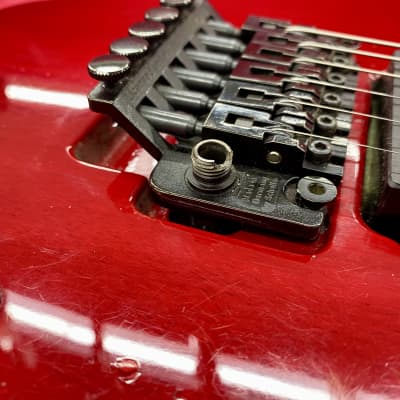 Hamer USA Diablo Electric Guitar 1990's - Transparent Red with Lace Sensors image 7
