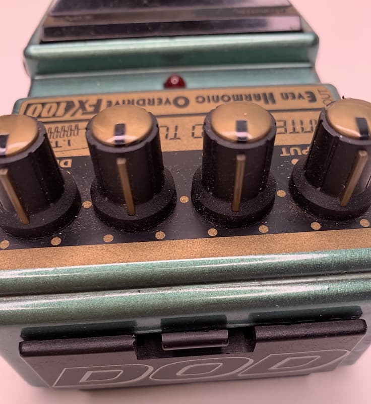 DOD FX100 Even Harmonic Overdrive 1980s - Green | Reverb Italia