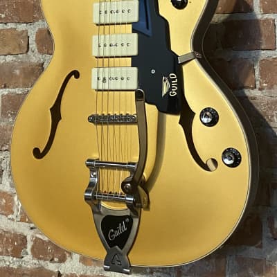 New Guild Starfire I Jet 90 Electric Guitar, Satin Gold , Help Support Brick & Mortar Music Shops ! image 1