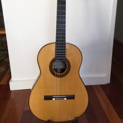 Salvador Castillo Flamenco Guitar Spruce/Cocobolo 2015 French Polish for sale