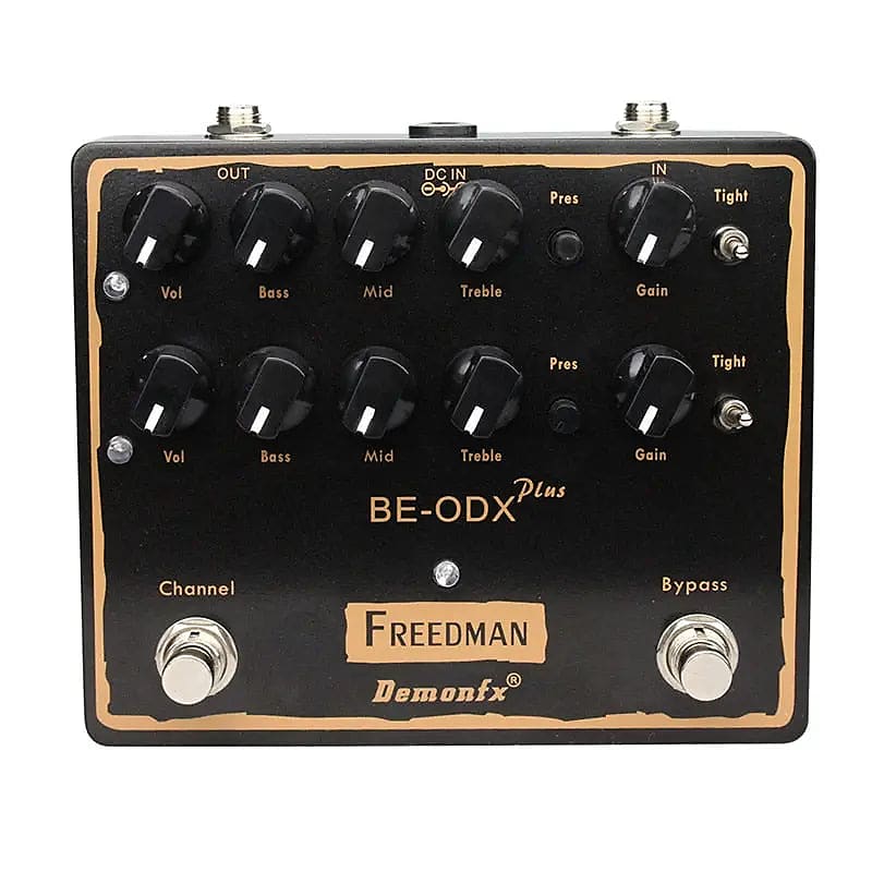 Demonfx BEODX Plus Dual Channel Overdrive Distortion Pedal Reverb