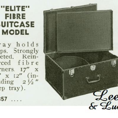 LUDWIG or LEEDY ELITE Model Drum TRAP CASE with REMOVABLE TRAY!   MAKE OFFER! image 17