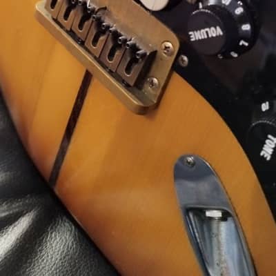 Rare Vintage 1970s El Maya (Bambu Suntech Sigma) Fender Stratocaster Killer - Neck Thru - Chushin Gakki Masterbuilt - alembic Style image 8