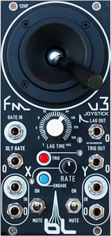 Blue Lantern FM Joystick Eurorack Synthesizer Module image 1