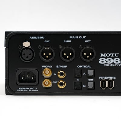 MOTU 896 MK3 192 kHz Firewire Audio Recording Interface | Reverb