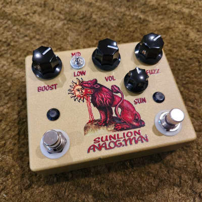 Analogman Sun Lion Fuzz Booster Pedal