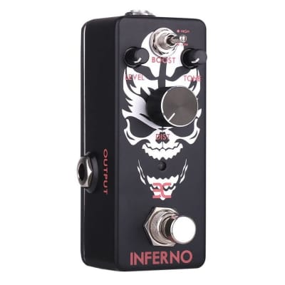 EX-Inferno Metal Distortion Guitar Pedal Effect Boost Overdrive Heavy Metal image 2