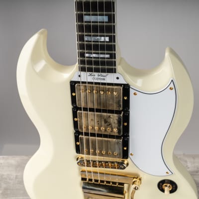 Gibson 1963 Les Paul SG Custom Reissue with Maestro Vibrola, Classic white | Demo image 8