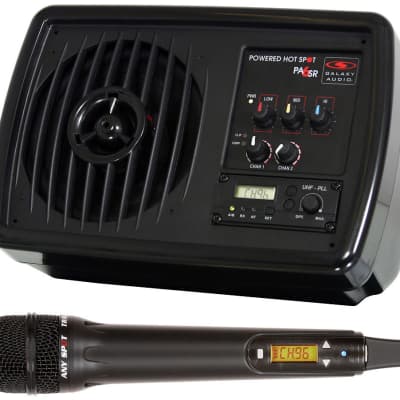 Galaxy Audio Hot Spot Speaker PA System/Powered Monitor w/Wireless Microphone image 1
