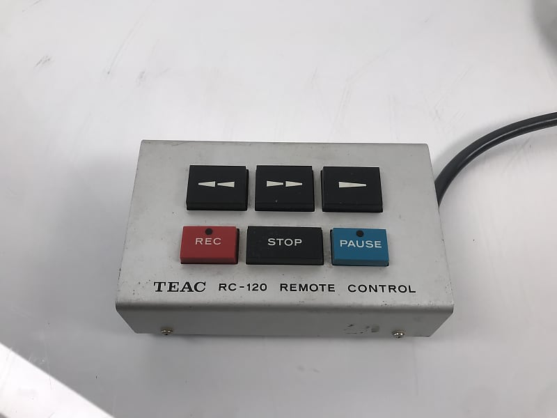 Vintage TEAC RC-120 Remote Control for Reel-to-Reel Tape Recorder