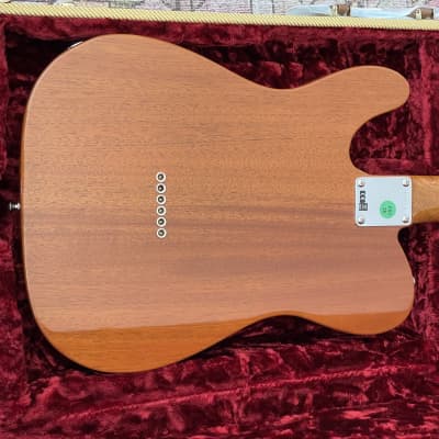 Fender  2019 Artisan Koa Thinline Tele - Shellac Amber image 7