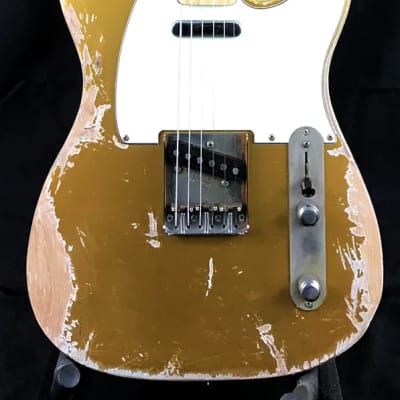 Custom/Hybrid Telecaster, Heavy Relic, Firemist Gold imagen 6