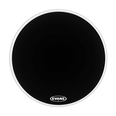 Evans MX1 Marching Bass Drumhead White 22 in image 2