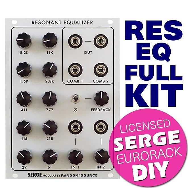 Eurorack Random Source (R*S) Serge Resonant EQ Full DIY Kit Reverb