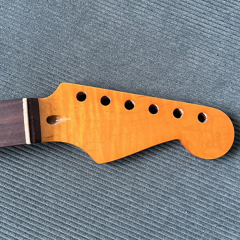 Flame Maple Neck with Rosewood Fretboard for Fender Reverb