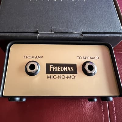 Reverb.com listing, price, conditions, and images for friedman-mic-no-mo-passive-cabinet-simulator