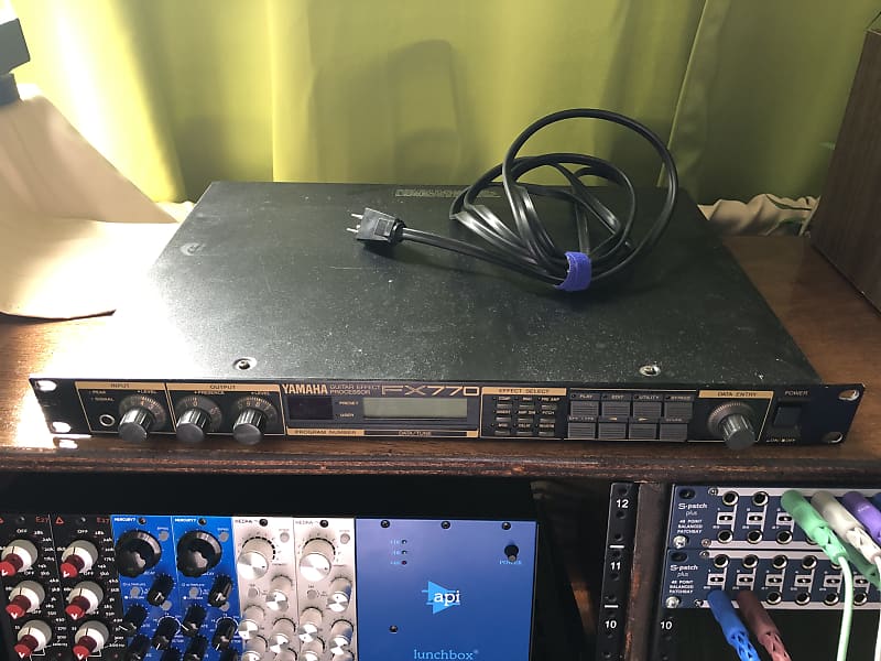 Yamaha Fx770 Vintage 90’s Guitar MultiEffects Rack Reverb