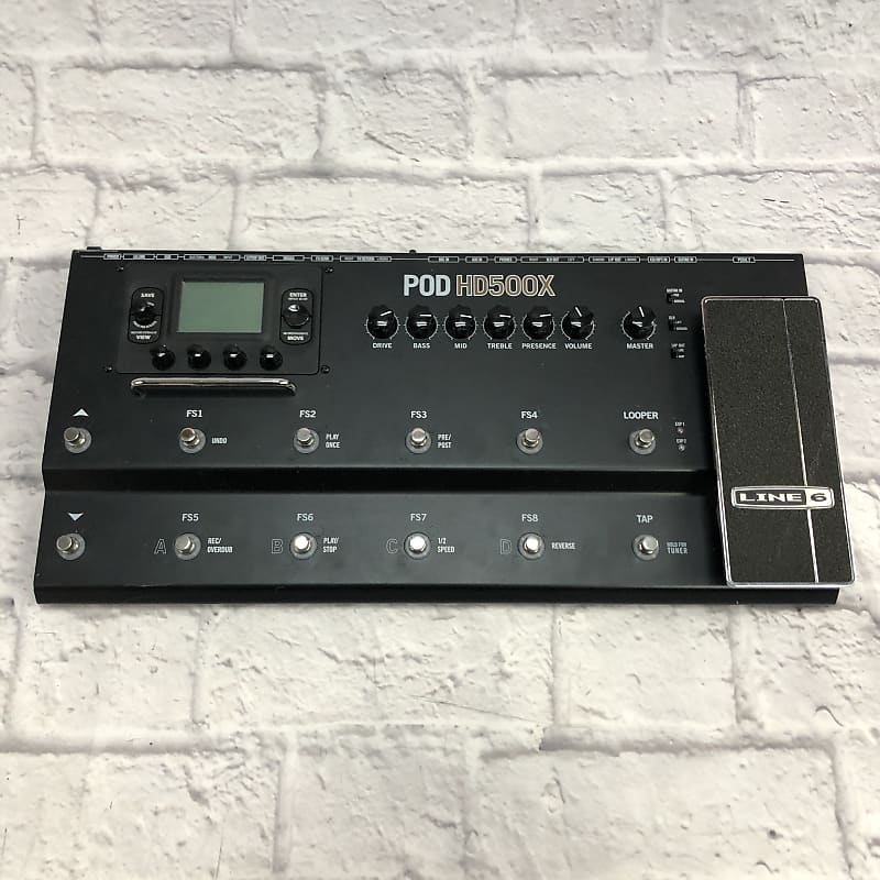 Line 6 Pod HD500X Multieffects Pedal with Power Supply Reverb