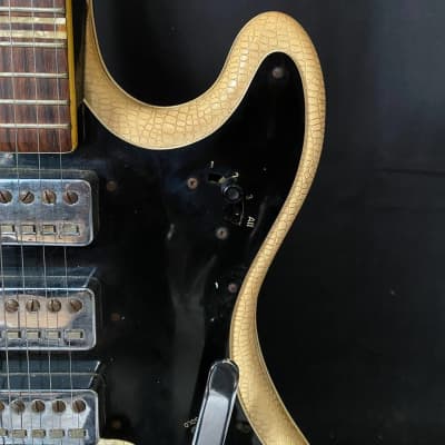 1963 Hofner Galaxy 175 White and Black Vynil image 3
