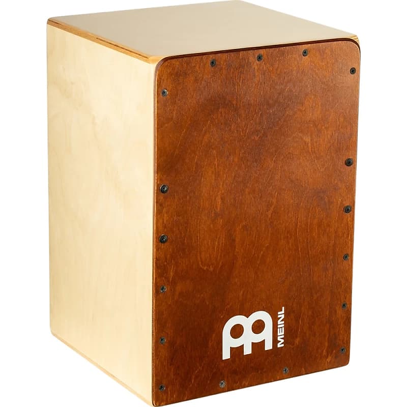 Meinl 11 3/4" x 18" snarecraft cajon, almond birch frontplate image 1