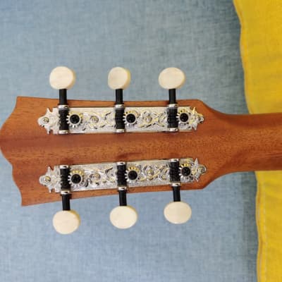 Enya T05J acoustic electric guitar Vintage Sunburst with dual mode pickup and deluxe hardcase image 7