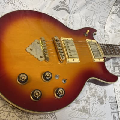 2013 Ibanez AR220 Artist Cherry Sunburst Finish Excellent Plus Super Rare Only Made 2013-2015 Correct Plain Top / Three Ply Binding Gibson Hard Shell Case image 6
