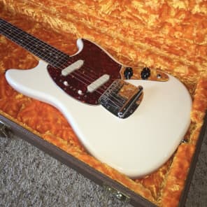 Fender MG65 '65 Reissue Mustang MIJ Olympic White image 1