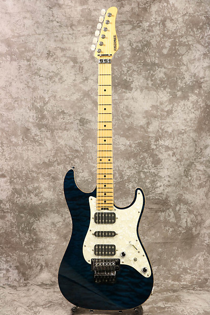 ギター SCHECTER EX-V-22-CTM-FR/3AG/BKAQ/M ギター SCHECTER EX-V-22-CTM-FR/3AG/BKAQ/M SCHECTER Exceedシリーズ