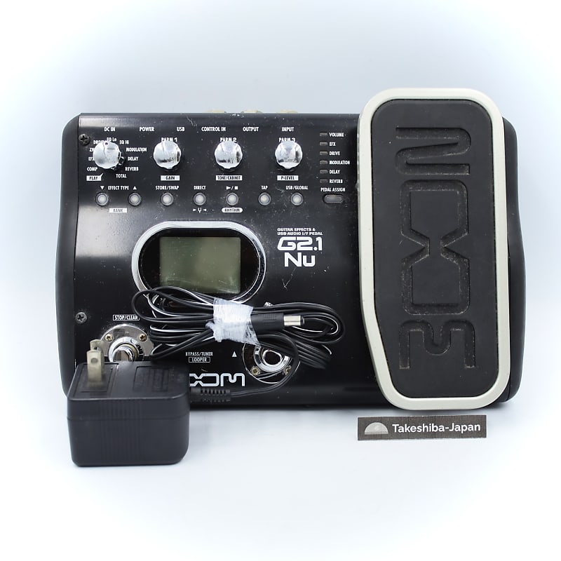 Zoom G2.1Nu Guitar Effects & USB Audio I/F PEDAL With Adapter Multi Guitar  Effect Pedal 031726