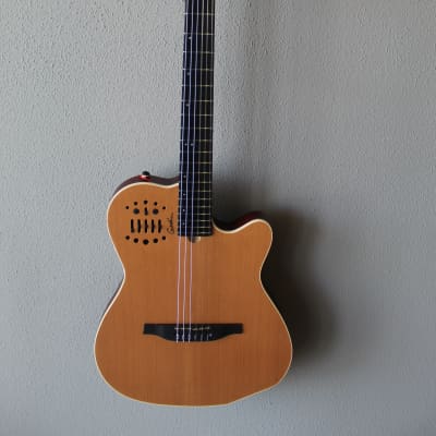 Brand New Godin Multiac ACS Slim SA Nylon String Acoustic/Electric Classical Guitar - Natural for sale