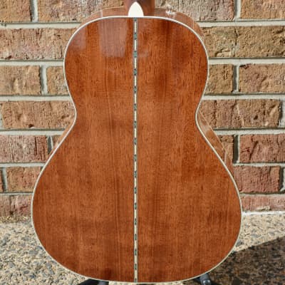 Fender PS-220E Parlor, Ovangkol Fingerboard, 3-Color Vintage Sunburst image 6