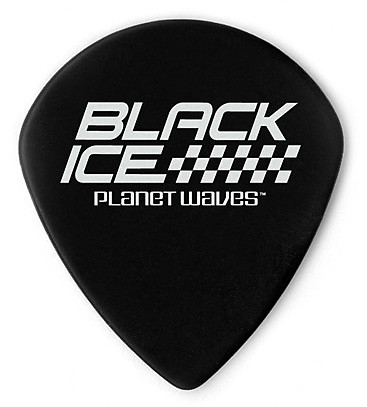 Planet Waves 3DBK7-10 Black Ice Guitar Picks, 10 pack, Extra Heavey image 1
